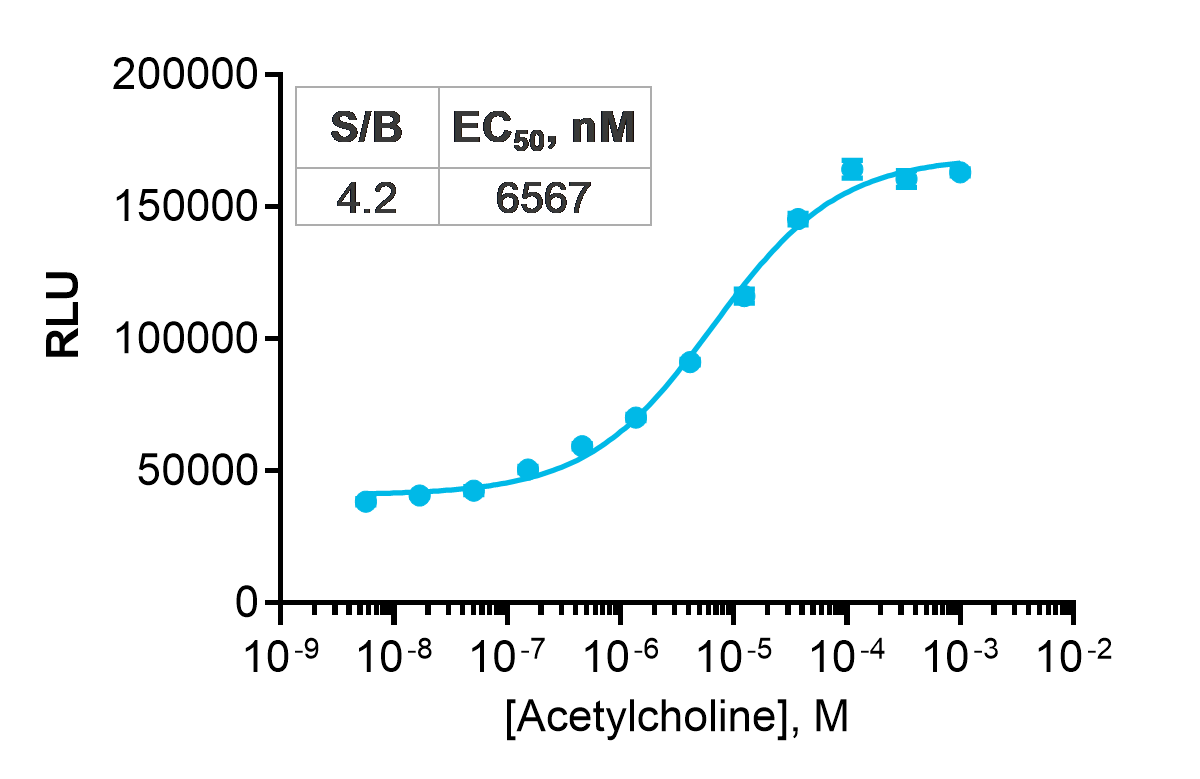 PathHunter® Human CHRM1 β-Arrestin Stable Cell Line Assay (U2OS)