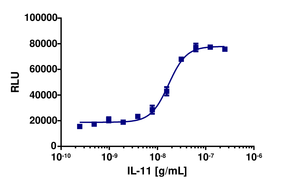 PathHunter® Human IL-11 (IL11RA/IL6ST) Stable Cell Line Dimerization Assay (HEK 293)