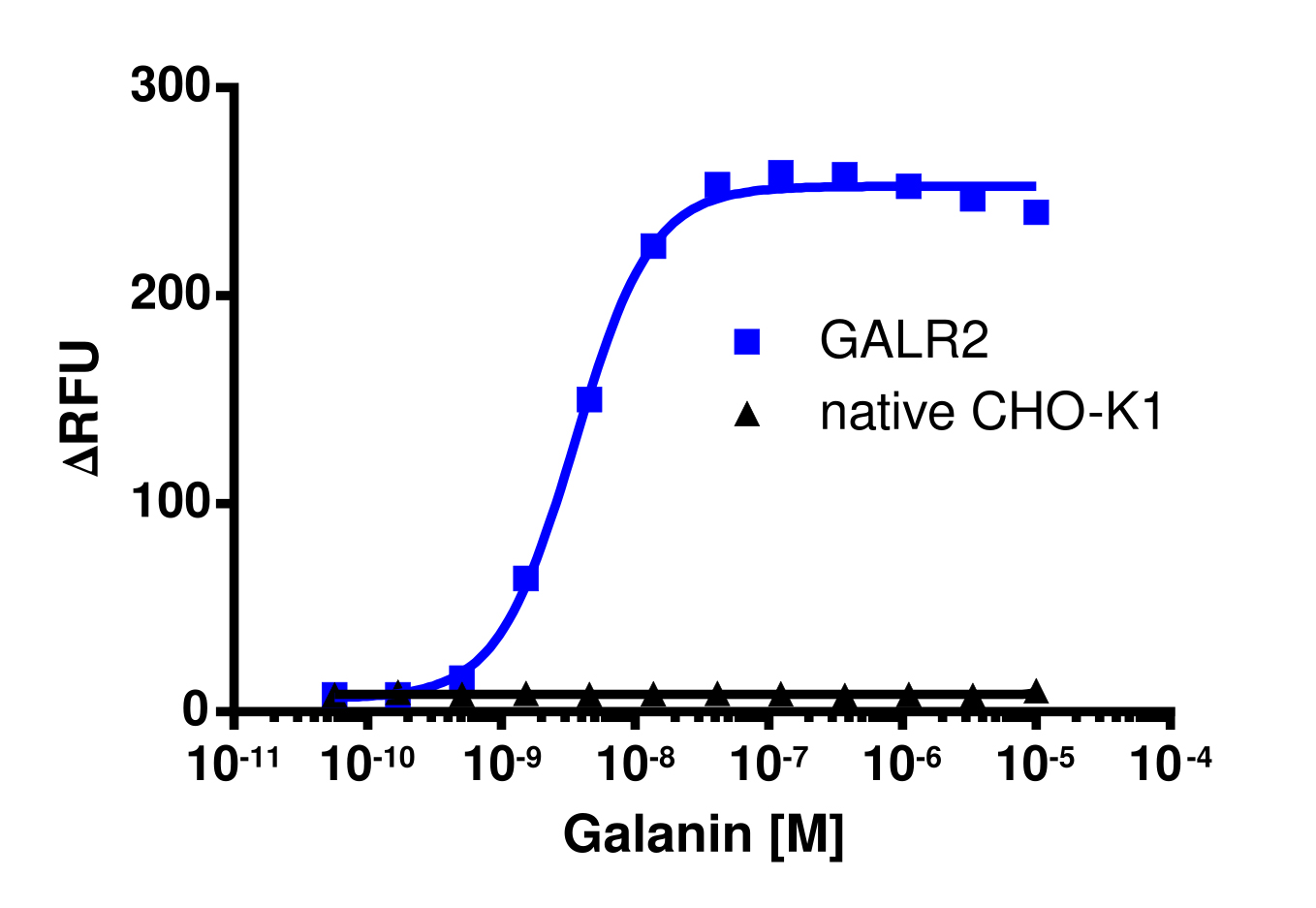 GALR2 Gq Stable Cell Line Calcium Signaling Assay (CHO-K1)
